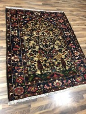 ✔ Bakhtiyar | 150 x 195 | Handgeknüpft | Orientteppich | Carpet | Rug ‼️ comprar usado  Enviando para Brazil