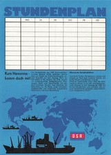 Stundenplan ddr dsr gebraucht kaufen  Hamburg
