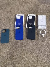 Pacote com 4 capas de silicone para Apple iPhone e 1 capa transparente fabricante de equipamento original Apple - Varejo $250 comprar usado Pacote com 4 capas de silicone para Apple iPhone e 1 capa transparente fabricante de equipamento original Apple - Varejo $250 comprar usado  Enviando para Brazil