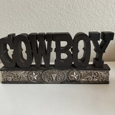 Wooden cowboy word for sale  Katy