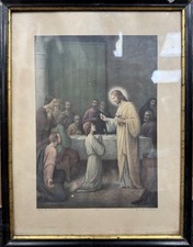 Tableau lithographie religieus d'occasion Tableau lithographie religieus d'occasion  Toulon-