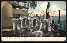 AK US Marineros Vida, Limpiando, Barco De Guerra, usado comprar usado AK US Marineros Vida, Limpiando, Barco De Guerra, usado comprar usado  Enviando para Brazil