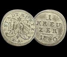 Silber münze kreuzer gebraucht kaufen  Magdeburg