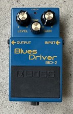Pedal de efeitos de guitarra Boss BD-2 Blues driver overdrive ganho (etiqueta prata) 1995 - comprar usado  Enviando para Brazil