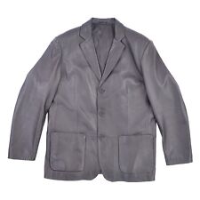 Jaqueta Blazer Masculina Marks & Spencer Couro Preto Casaco Esportivo Tamanho G comprar usado  Enviando para Brazil