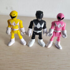 Lote de 3 peças Fisher Price Imaginext Power Rangers rosa amarelo preto Ranger comprar usado  Enviando para Brazil