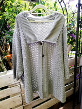 Lagenlook strick jacke gebraucht kaufen  Welver