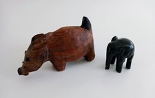 Afrikanische holztiere warzens gebraucht kaufen  Hankensbüttel