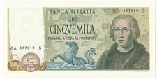 5000 lire cristoforo usato  Pignataro Maggiore