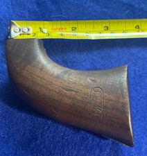 Punho de revólver quase exclusivo Guerra Civil duplo marcado marcialmente Colt Navy - “WAT” e, usado comprar usado  Enviando para Brazil
