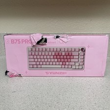 YUNZII B75 PRO Teclado Mecânico Sem Fio 75% - ROSA - INTERRUPTOR DE LEITE TEMA AMOR comprar usado YUNZII B75 PRO Teclado Mecânico Sem Fio 75% - ROSA - INTERRUPTOR DE LEITE TEMA AMOR comprar usado  Enviando para Brazil