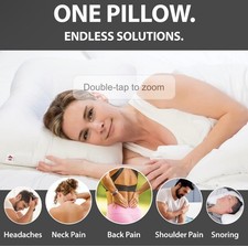 Travesseiro de pescoço cervical Midsize Core Products D-Core suporte ortopédico extra firme comprar usado  Enviando para Brazil