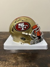 Mini capacete de velocidade assinado por George Kittle San Francisco 49ers BECKETT com VISOR  comprar usado  Enviando para Brazil
