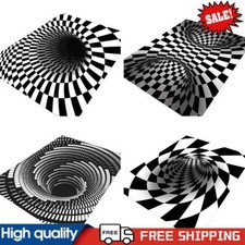 Tapete armadilha visão geometria estéreo 3D cristal veludo capacho antiderrapante decoração para casa #g comprar usado  Enviando para Brazil