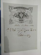 Fattura giuseppe martini usato Fattura giuseppe martini usato  Milano