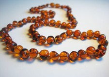 Genuine âmbar Lindo Colar De Âmbar Báltico 24 Polegadas!!! comprar usado  Enviando para Brazil