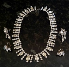 Conjunto de joias antigas de strass Richelieu, joias antigas, colar , usado comprar usado  Enviando para Brazil