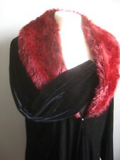Black velvet duster for sale  MATLOCK