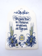 Warsteiner wandtafel vespertaf gebraucht kaufen  Kißlegg