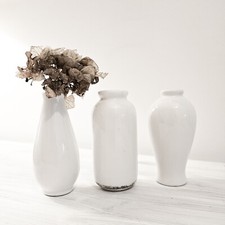 Minimalist white ceramic for sale  GRANTHAM