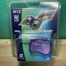 Lectores de tarjetas de memoria y adaptadores USB para cámara Lexar CompactFlash I segunda mano Lectores de tarjetas de memoria y adaptadores USB para cámara Lexar CompactFlash I segunda mano  Embacar hacia Mexico