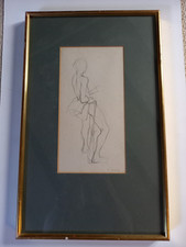 Framed pencil sketch for sale  HALESWORTH
