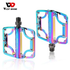 Pedais de bicicleta de estrada West Biking MTB 9/16 alumínio colorido 3 pedais de rolamento selados comprar usado  Enviando para Brazil
