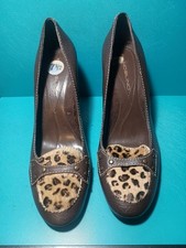 Sapatos femininos Bandolim tamanho 7,5 M salto marrom comprar usado  Enviando para Brazil