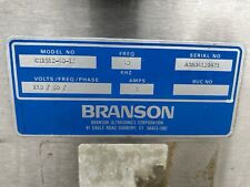 Branson ch1012 ultrasonic for sale  Cleveland