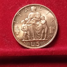 Lire 1936 argento usato  Lomello