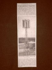 Il motore eolico inventato dallo scultore L. Caprino nel 1910 Aeromotore comprar usado  Enviando para Brazil
