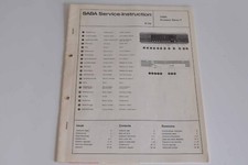 Saba service manual gebraucht kaufen  Wiesbaden