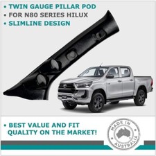 DUAL PILLAR POD SUPORTE CALIBRE 2 PARA ARMA TOYOTA HILUX N80 15-23 ACABAMENTO COR PRETO, usado comprar usado  Enviando para Brazil