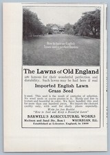1914 Barwells Agricultural Works Vintage Anúncio Importado Inglês Gramado Semente, usado comprar usado  Enviando para Brazil
