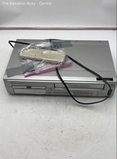 Grabadora de casete de video Emerson plateada VCR DVD reproductor combinado con control remoto segunda mano  Embacar hacia Mexico