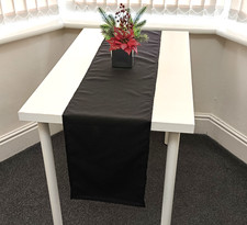 Usado, Decoração de mesa de festa de casamento de algodão poli liso corredores em 27 CORES comprar usado Usado, Decoração de mesa de festa de casamento de algodão poli liso corredores em 27 CORES comprar usado  Enviando para Brazil