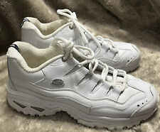 Tênis de corrida Skechers Sport Energy couro branco 2250 feminino tamanho 9 em excelente estado usado comprar usado  Enviando para Brazil