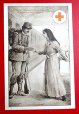 Croce rossa cartolina usato  Zerbolo