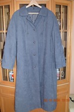 Damenmantel anthrazit veloursl gebraucht kaufen  Lichtenau