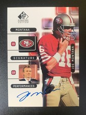 1999 Upper Deck SP Signature Edition #J1A Joe Montana pacote de autógrafo puxado comprar usado  Enviando para Brazil