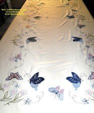 Nappe brodee voile d'occasion  Cosne-Cours-sur-Loire