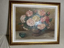 Quadro olio rose usato  Crema