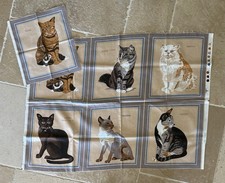 Tecido vintage exclusivo para gatos - 100% algodão brilhante comprar usado  Enviando para Brazil