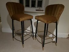 Mustard bar stools for sale  ANDOVER