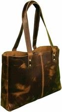 Bolsa de mão feminina de couro búfalo 16" bolsa de ombro satchel bolsa feminina nova comprar usado  Enviando para Brazil