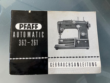 Gebrauchsanleitung pfaff autom gebraucht kaufen  Immenstaad am Bodensee