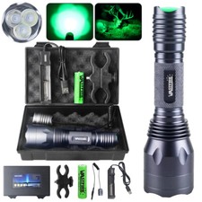 Lanterna LED tática luz vermelha/verde tocha lâmpada de caça rifle de ar mira telescópica montagem comprar usado  Enviando para Brazil