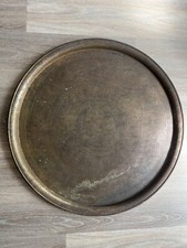 Usado, tampo de mesa redondo de latão islâmico antigo! design ornamentado (loft find) comprar usado  Enviando para Brazil