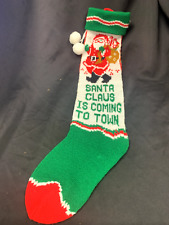 Vintage knit santa for sale  Mogadore