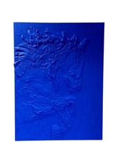 Tableau abstrait bleu d'occasion  Allaire